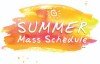 Thông báo về việc thay đổi giờ lễ vào mùa hè